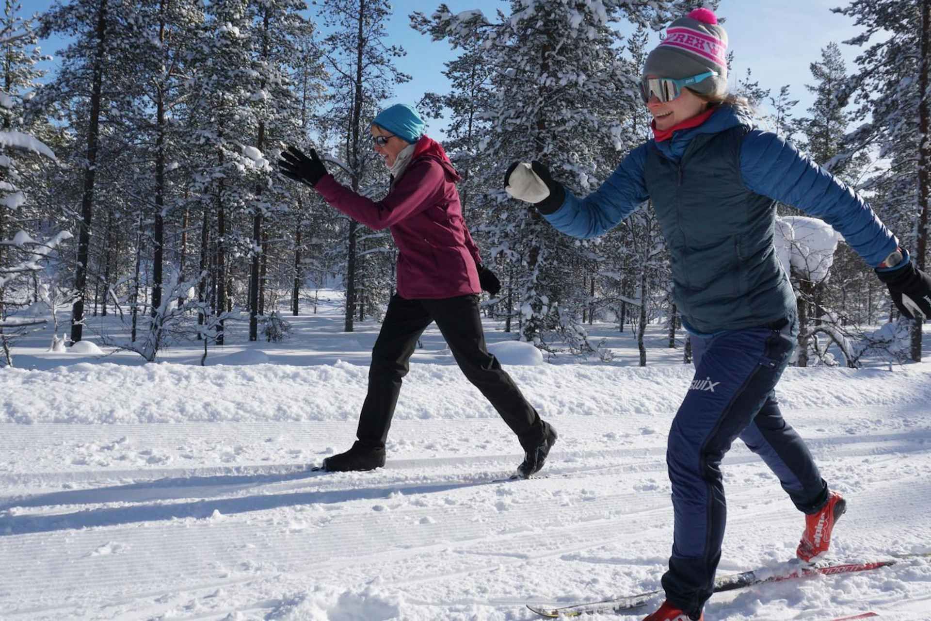 Saariselkä: Cross-Country Ski Lesson