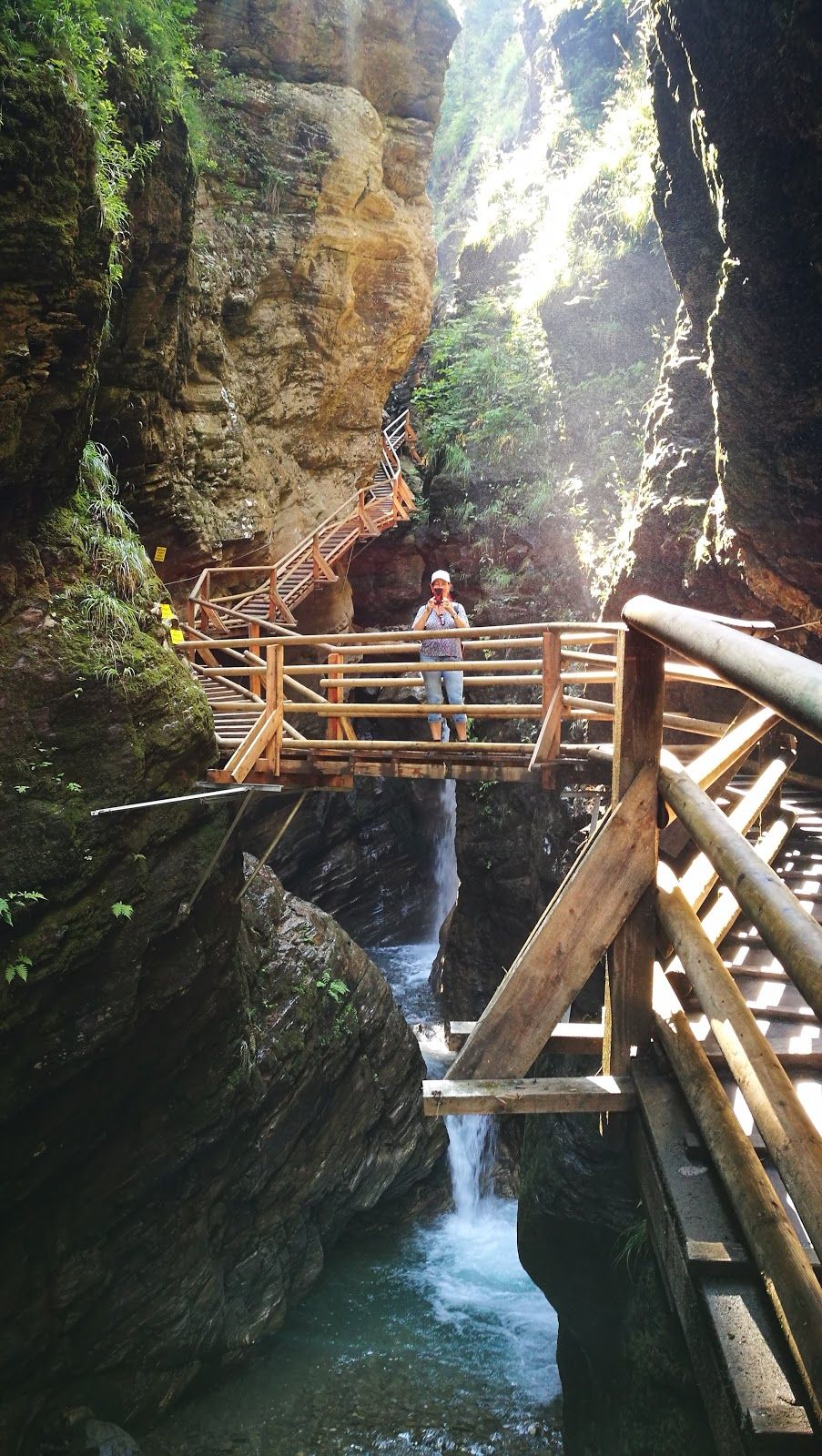 Höchster Punkt des "Schluchtweges", Flattach, Bezirk Spittal an der Drau, Carinthia, Austria