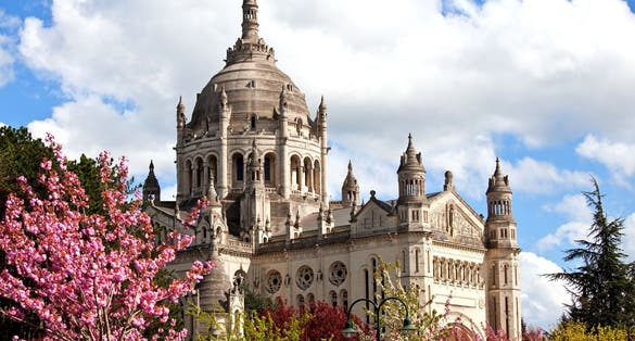 Photo of Basilica of St. Therese of Lisieux in Normandy ,France.