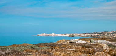 Photo of perfect summer aerial view of Diamante port, Italy.
