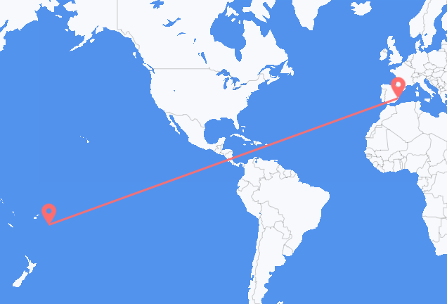 frá Nukuʻalofa til Alicante