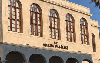 Photo of Sabancı Merkez Camii (English: Sabancı Central Mosque) in Adana, Turkey. The mosque is the second largest mosque in Turkey and the landmark in the city of Adana.