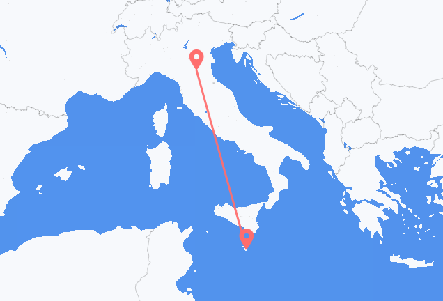Valletta to Bologna