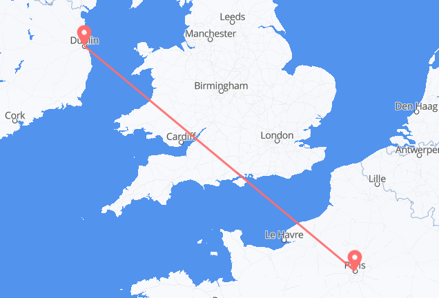 Paris to Dublin