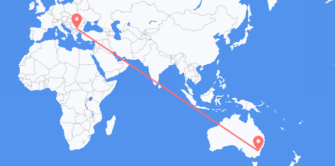 オーストラリア ブルガリアへ