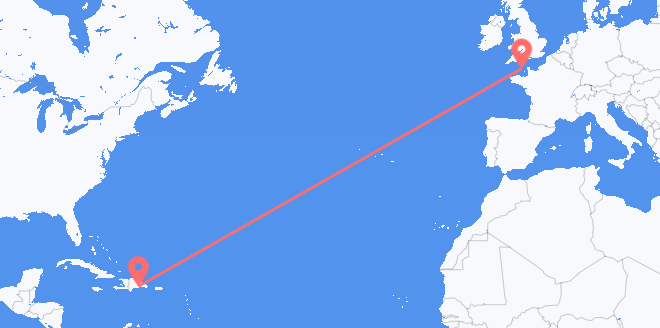 la República Dominicana a Guernsey