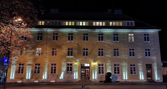 Lofoten World War 2 Memorial Museum 1940-1945 ("Lofoten Krigsminnemuseum") in Fiskergata 3, Svolvær, Norway