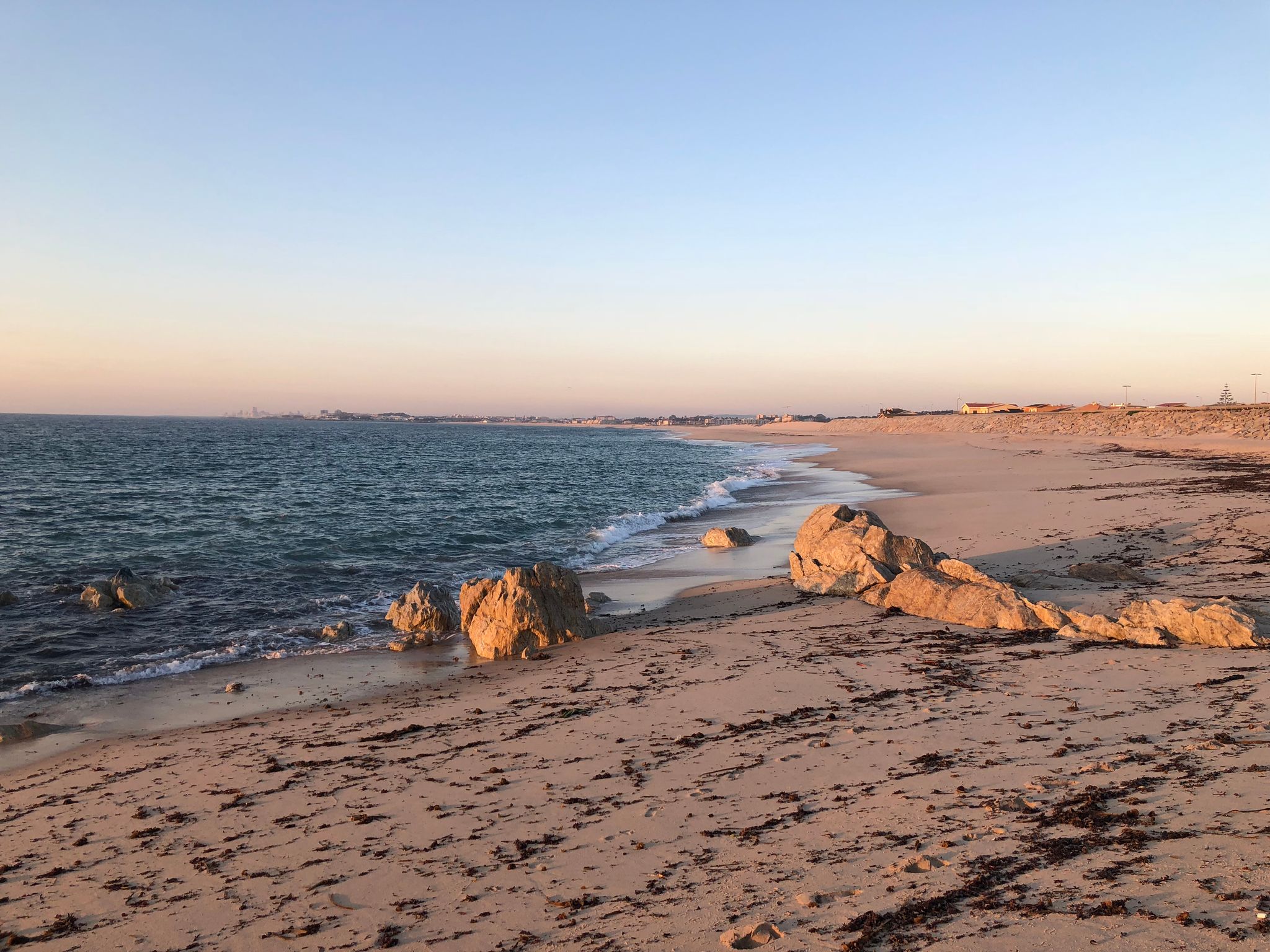 Praia de Mindelo beach near Porto, Portugal.