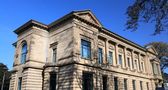 Photo of Art gallery and museum, Bochum city in Germany. 