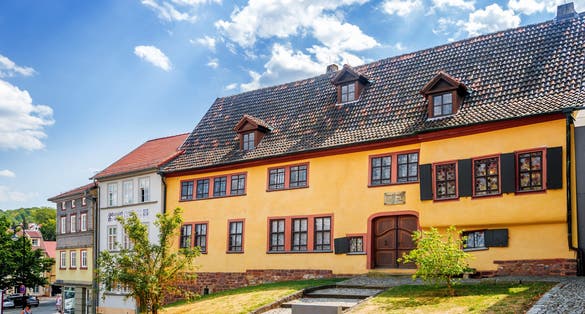 photo of view of House of Johann Sebastian Bach in Eisenach, Germany.