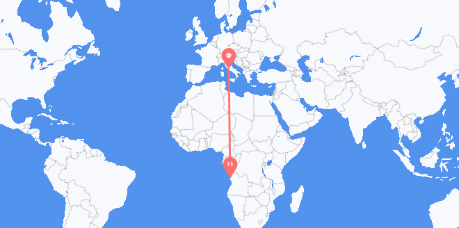Angola to Italy