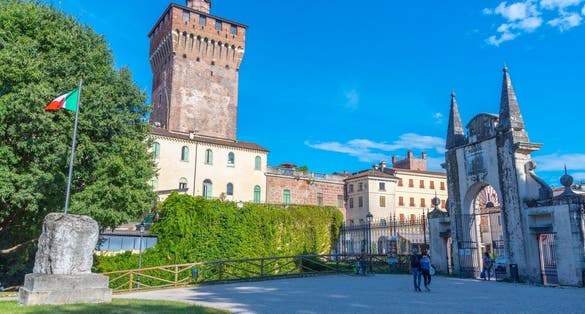 Photo of Torrione di Porta Castello in Italian town Vicenza.