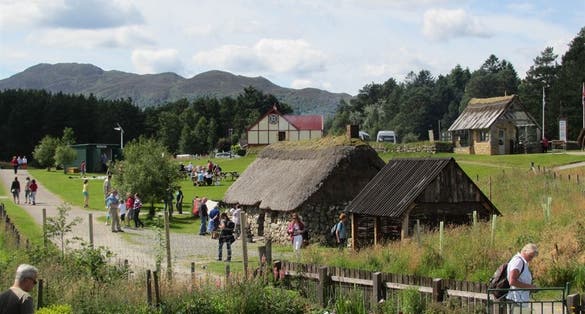 Photo of Highland folk museum, Newtonmore Scotland UK.
