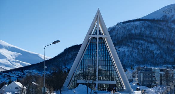 The Arctic Cathedral in Tromsø.
