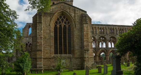 Photo of the ruins of Jedburgh Abbey ,Jedburgh, Scottish Borders, Scotland, UK.