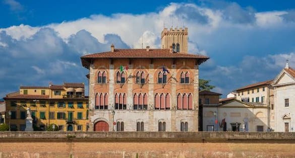 photo of view of National Museum of San Matteo, Pisa, Italy.
