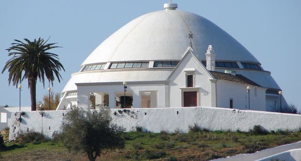 The Santuário de Nossa Senhora da Piedade (Sanctuary of our Lady of Mercy) sits on the crown of a hill west of the city of Loulé, Algarve, Portugal.