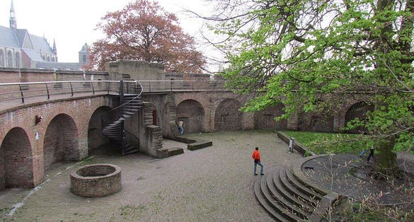 photo of inside of Burcht van Leiden in Leiden, the Netherlands.