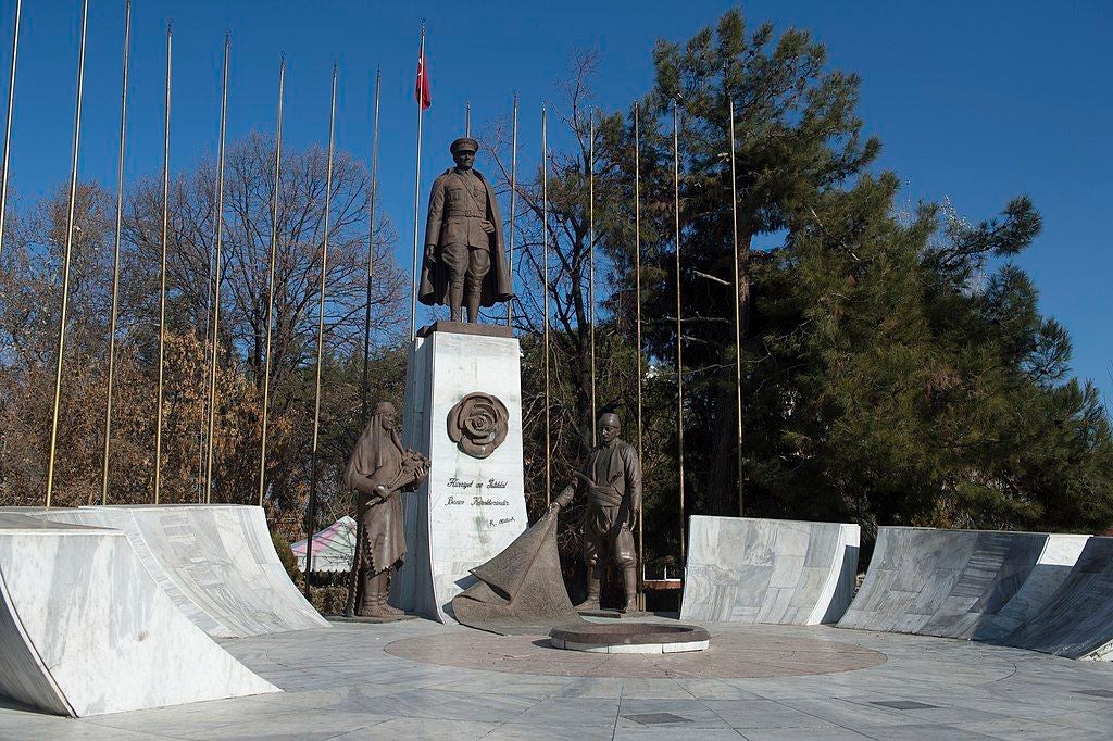 Photo of Isparta Atatürk monument Isparta,Turkey.