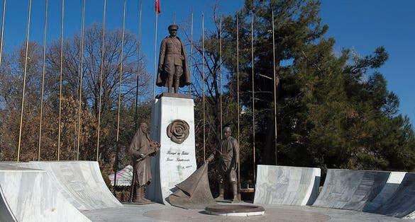 Photo of Isparta Atatürk monument Isparta,Turkey.