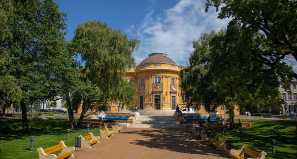 Building of Deri Museum in Debrecen, Hungary