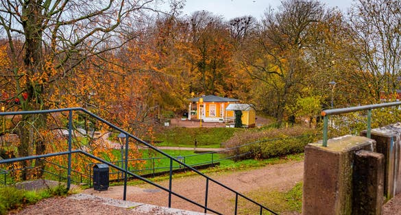photo of fall in Norre Katts park in Halmstad, Halland County, Sweden.