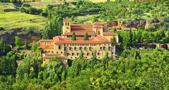 photo of view of Monastery of Santa María del Parral of Segovia, Spain - UNESCO World Heritage Site.