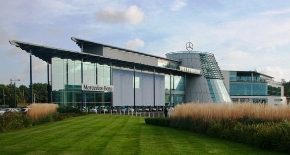 Photo of Mercedes-Benz World, UK.