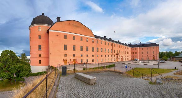 photo of panoramic view of 16th century Uppsala Castle, Uppsala, Sweden.