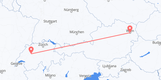 Österreich nach die Schweiz