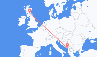 Scotland to Montenegro