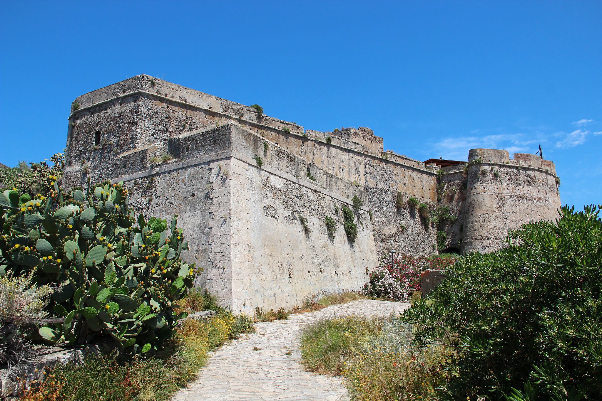 Photo of Milazzo Castle (Castello di Milazzo), Sicily, Italy.