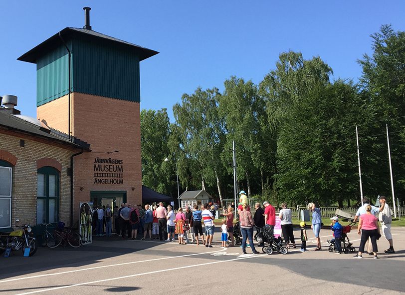 The railway's Museum, Ängelholms kommun, Skåne County, Sweden