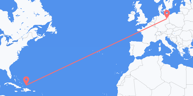 Turks & Caicos Islands to Germany