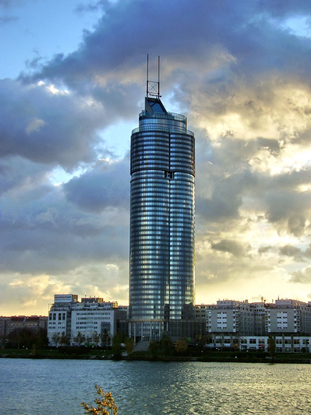 photo of view of  Millennium Tower,Vienna Austria.