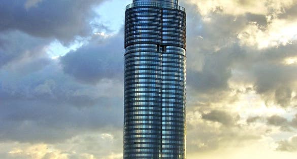 photo of view of  Millennium Tower,Vienna Austria.