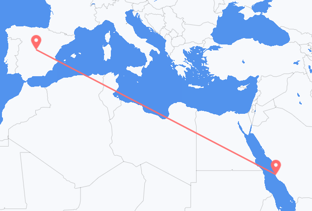 ジェッダ マドリードへ