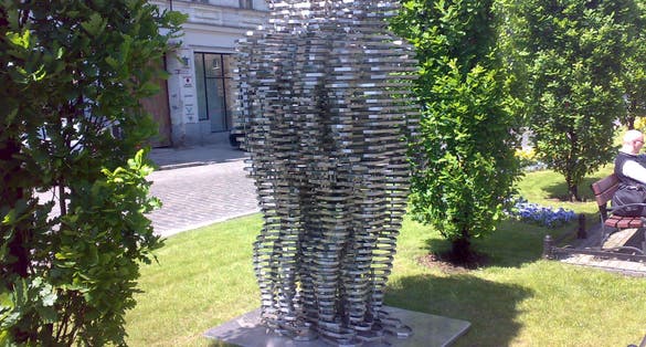 Golem Monument in Poznan(David Cerny sculptor).