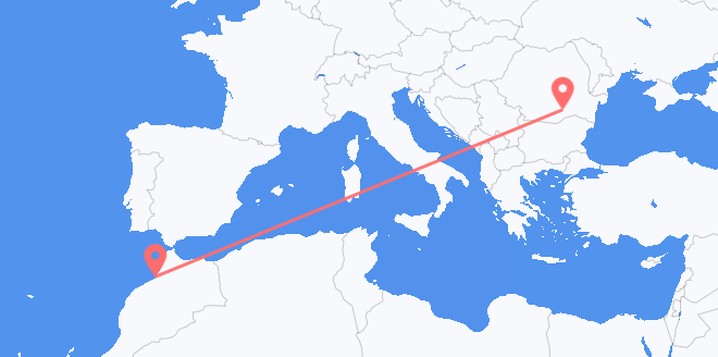 モロッコ ルーマニアへ