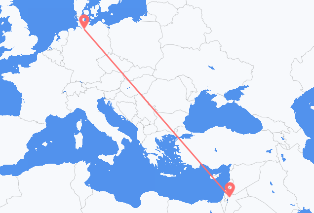 Amman to Hamburg