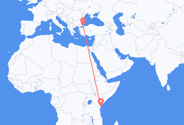 Mombasa to Istanbul