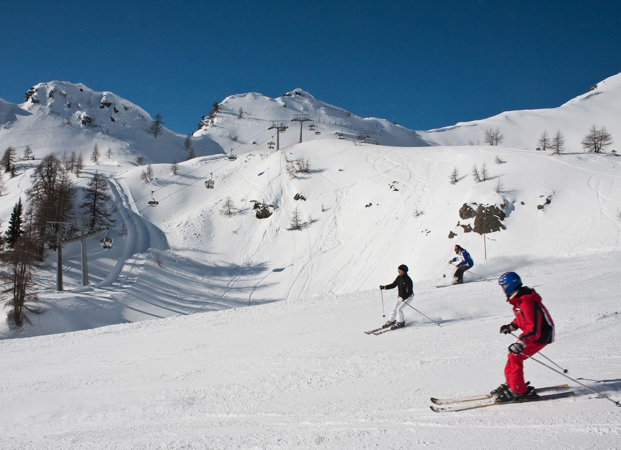 photo of Ski Resort of Madonna di Campiglio in the Morning, Italian Alps, Italy.