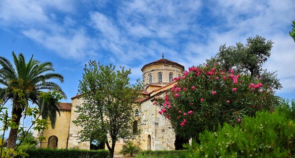 Photo of Hagia Sophia church and frescoes, Trabzon in Turkey.