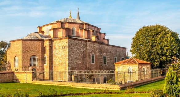 photo of Little Hagia Sophia at sunny morning in Istanbul, Turkey.