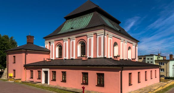 Photo of The old synagogue in Szczebrzeszyn, Lublin, Poland.