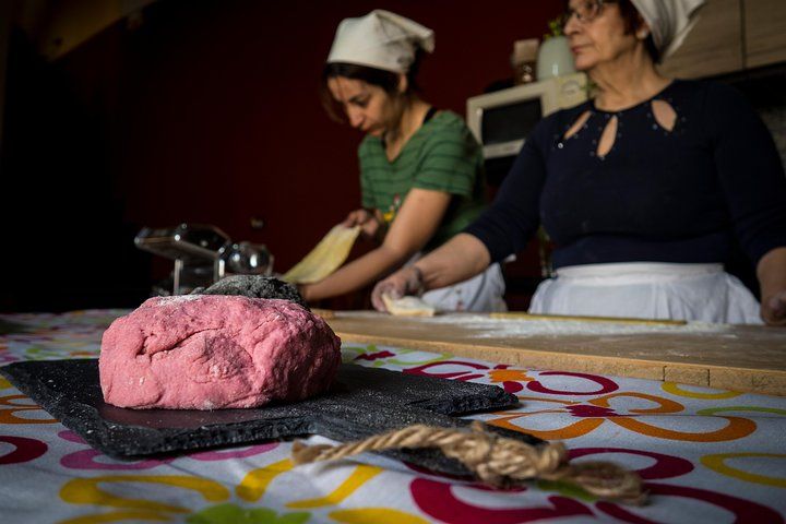 Homemade fresh pasta cooking class