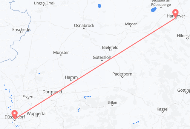 Cheap Flights from Hanover to Düsseldorf – Low Fares & Wide Selection
