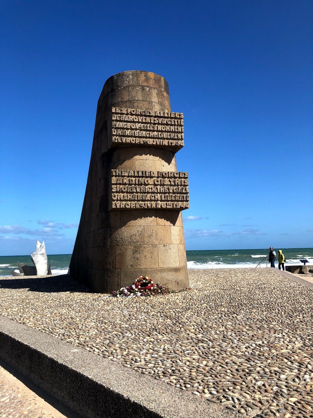 Omaha Beach Memorial, Saint-Laurent-sur-Mer, Bayeux, Calvados, Normandy, Metropolitan France, France