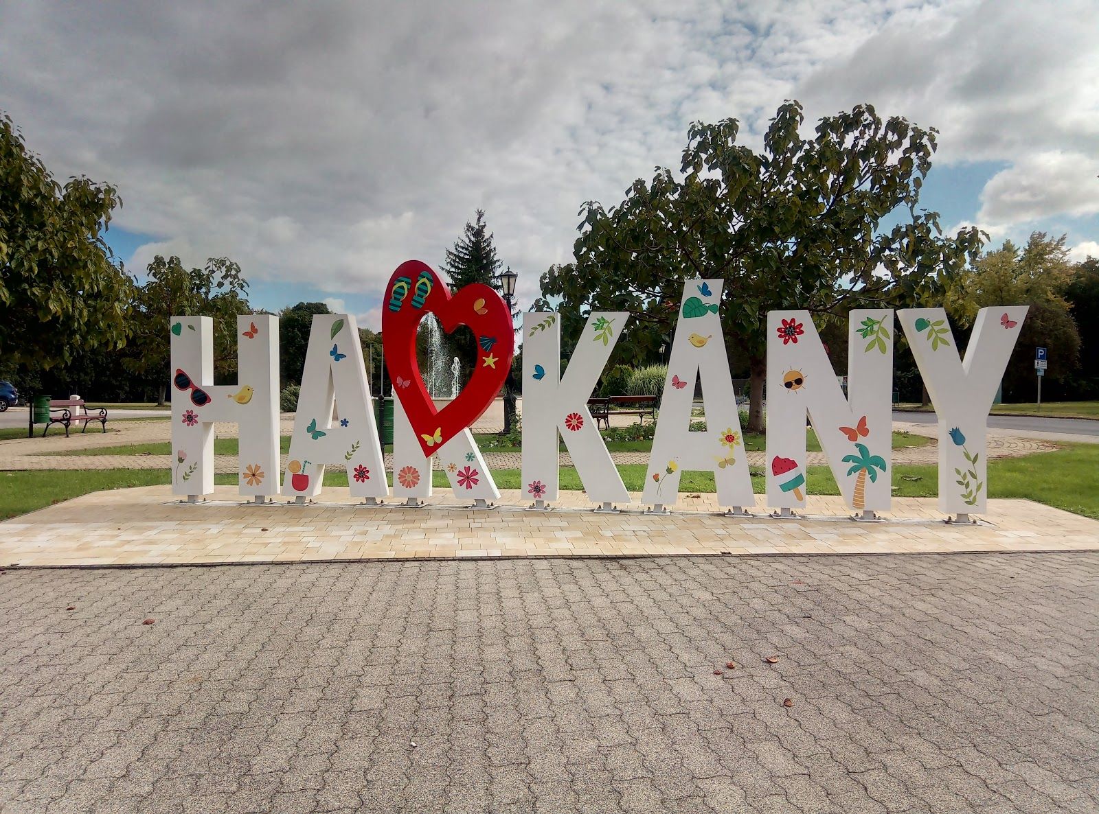 Harkány felirat, Harkány, Siklósi járás, Baranya, Southern Transdanubia, Transdanubia, Hungary