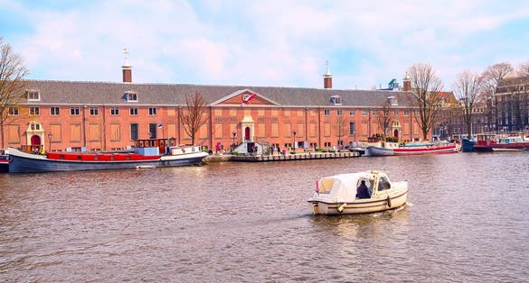 photo of view of Hermitage of Amsterdam, the Netherlands.